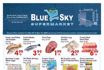 Blue Sky Supermarket (Pickering) Flyer November 7 to 13