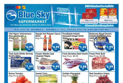 Blue Sky Supermarket (North York) Flyer November 7 to 13