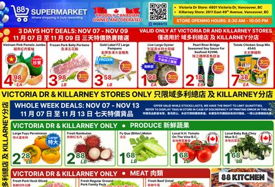 88 Supermarket Flyer November 7 to 13