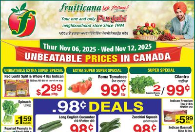 Fruiticana (Kelowna) Flyer November 6 to 12