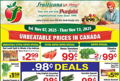 Fruiticana (Edmonton) Flyer November 7 to 13