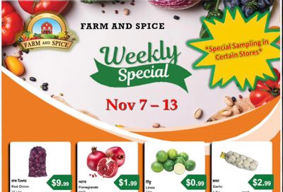 Farm And Spice Grocers Flyer November 7 to 13