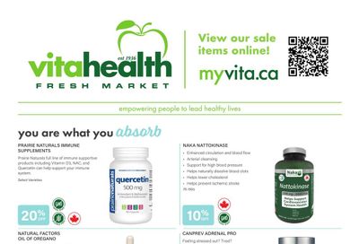 Vita Health Fresh Market Flyer November 6 to 26