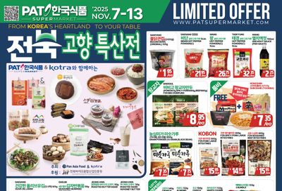 PAT Mart Flyer November 7 to 13