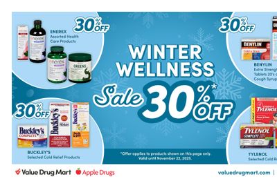 Value Drug Mart Flyer November 9 to 22
