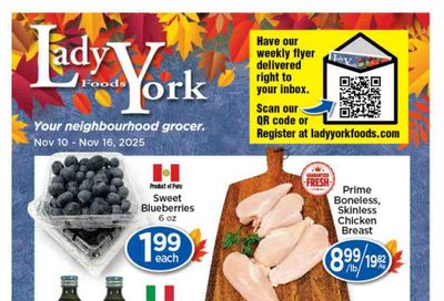 Lady York Foods Flyer November 10 to 16
