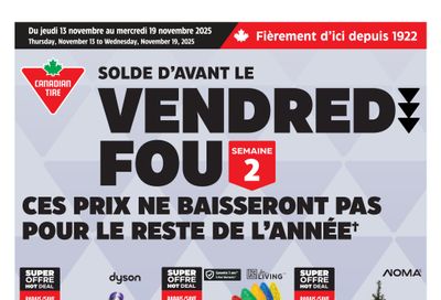 Canadian Tire (QC) Flyer November 13 to 19