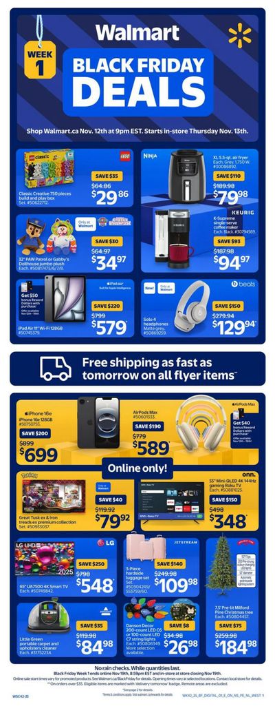 Walmart (West) Flyer November 13 to 19