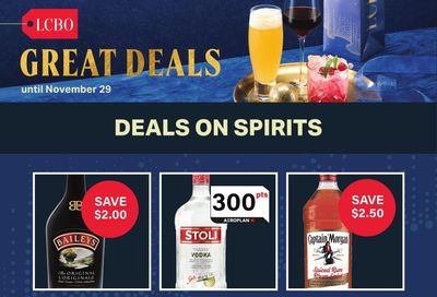 LCBO Flyer November 10 to 29