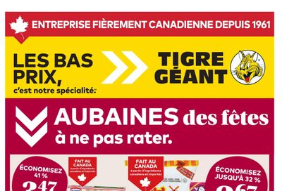 Tigre Géant Flyer November 12 to 18