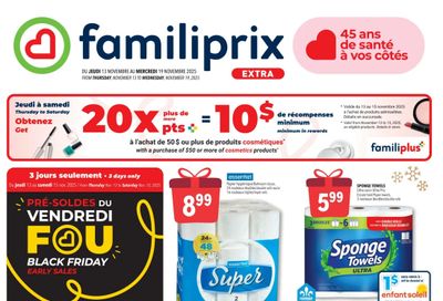 Familiprix Extra Flyer November 13 to 19