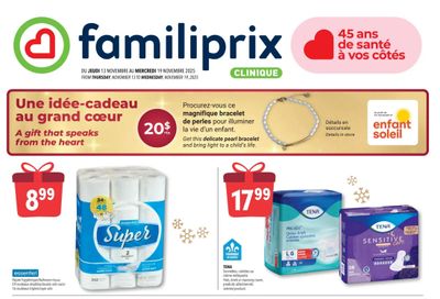 Familiprix Clinique Flyer November 13 to 19