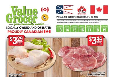 Value Grocer Flyer November 13 to 19