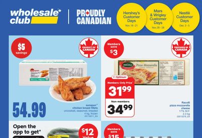 Wholesale Club (West) Flyer November 13 to December 3