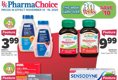 PharmaChoice Health Centre Flyer November 13 to 19