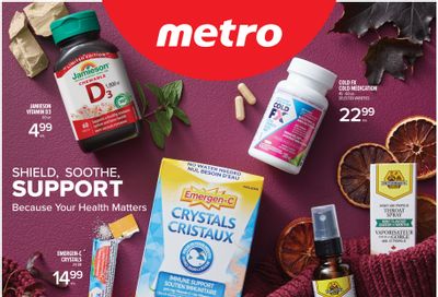 Metro (ON) Pharmacy Flyer November 13 to 26