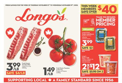 Longo's Flyer November 13 to 19