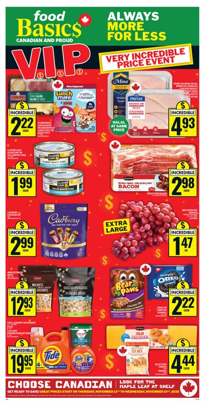 Food Basics Flyer November 13 to 19