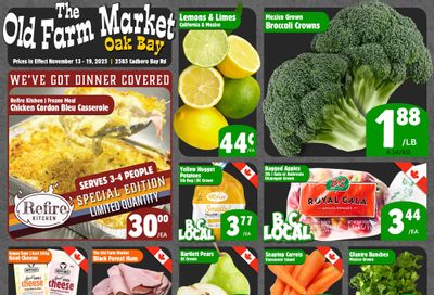 The Old Farm Market (Victoria) Flyer November 13 to 19