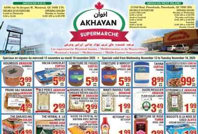 Akhavan Supermarche Flyer November 12 to 18
