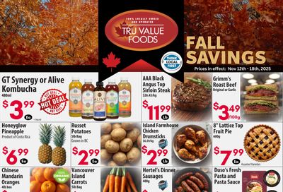 Tru Value Foods Flyer November 12 to 18