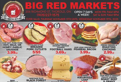 Big Red Markets Flyer November 13 to 19
