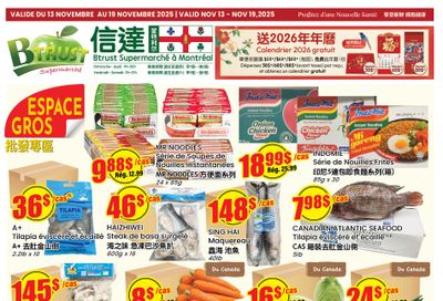Btrust Supermarket (Montreal) Flyer November 13 to 19