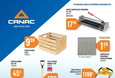Canac Flyer November 13 to 19