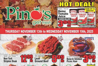 Pino's Flyer November 13 to 19