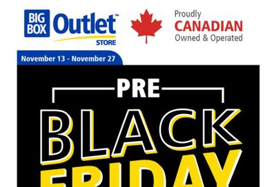 Big Box Outlet Store Flyer November 13 to 27