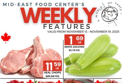 Mid-East Food Centre Flyer November 13 to 19