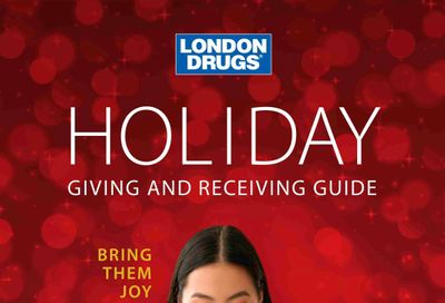 London Drugs Holiday Giving And Receiving Guide November 12 to December 26