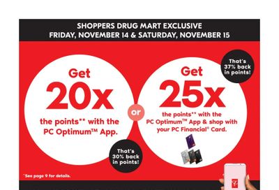 Shoppers Drug Mart (ON) Flyer November 15 to 20