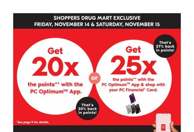 Shoppers Drug Mart (Atlantic) Flyer November 15 to 20