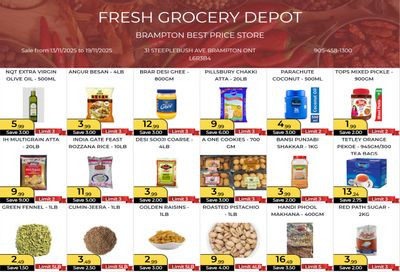 Fresh Grocery Depot Flyer November 13 to 19