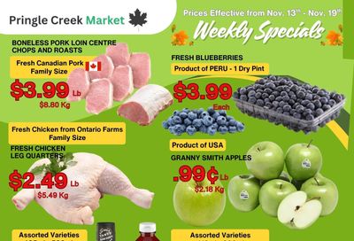 Pringle Creek Market Flyer November 13 to 19