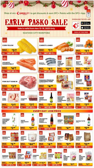 Seafood City Supermarket (MB) Flyer November 13 to 19