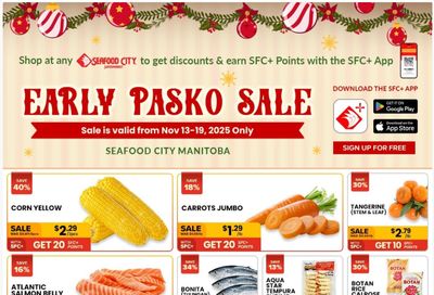 Seafood City Supermarket (MB) Flyer November 13 to 19