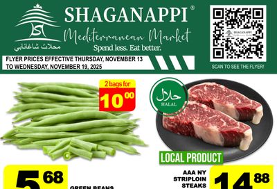 Shaganappi Mediterranean Market Flyer November 13 to 19
