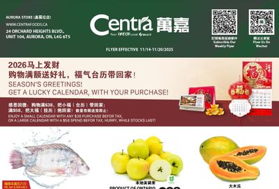 Centra Foods (Aurora) Flyer November 14 to 20