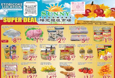 Sunny Foodmart (Etobicoke) Flyer November 14 to 20