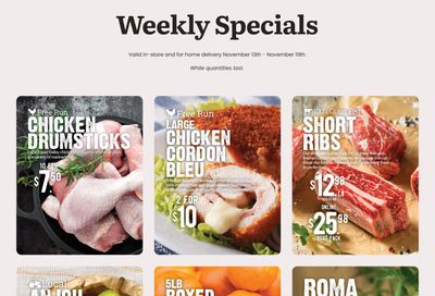 Meridian Farm Market Flyer November 13 to 19