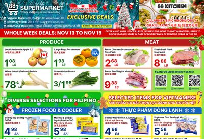 88 Supermarket Flyer November 13 to 19