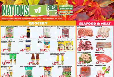 Nations Fresh Foods (Hamilton) Flyer November 14 to 20