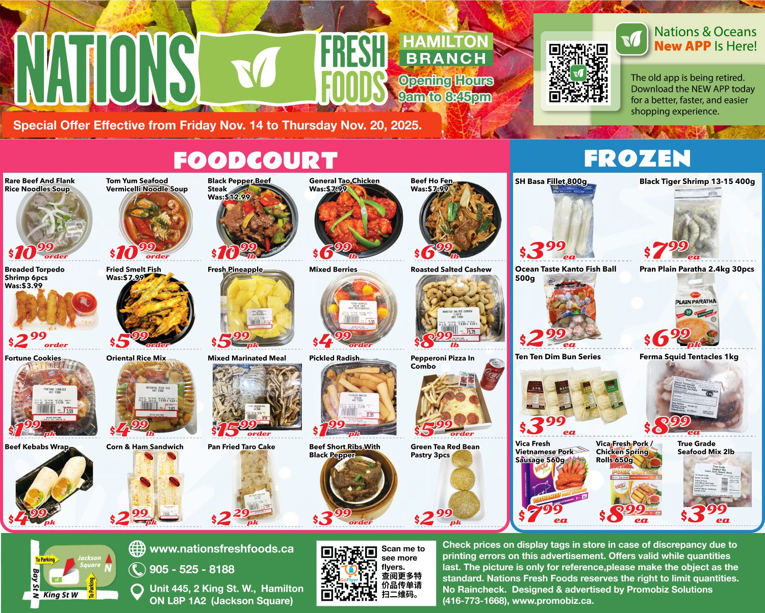 Nations Fresh Foods (Hamilton) Flyer November 14 to 20