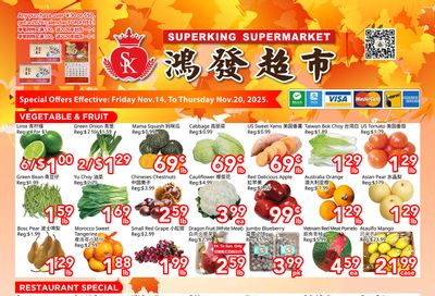 Superking Supermarket (North York) Flyer November 14 to 20