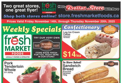 Fresh Market Foods Flyer November 14 to 20