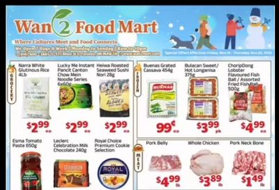 Wan 2 Food Mart Flyer November 14 to 20