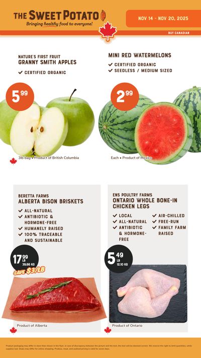 The Sweet Potato Flyer November 14 to 20