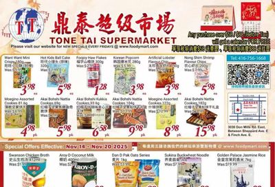 Tone Tai Supermarket Flyer November 14 to 20